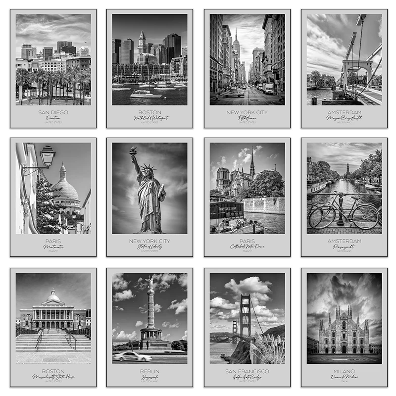 Photography New York - City Poster New York London Paris