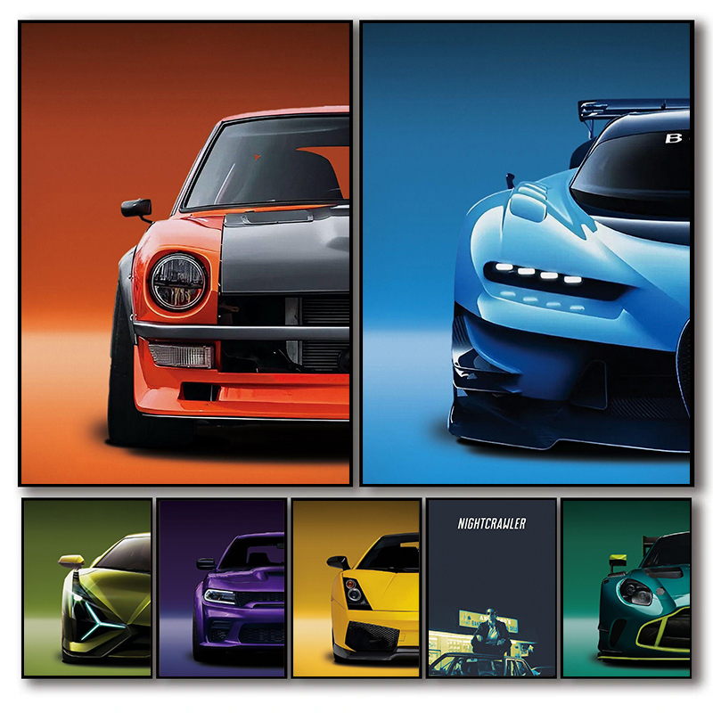 Photography Close Up - Fashion Supercar Cool Poster Enthusiasts Luxury