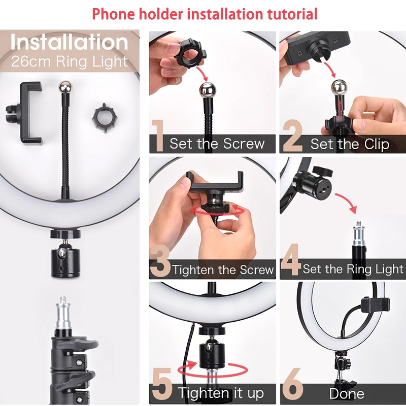 16/26/33cm Selfie Ring Light P - Photography Treatment 评论和价格