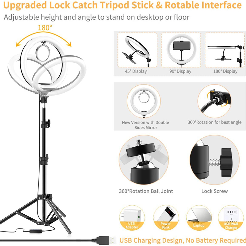 16/26/33cm Selfie Ring Light P - Photography Treatment 评论和价格