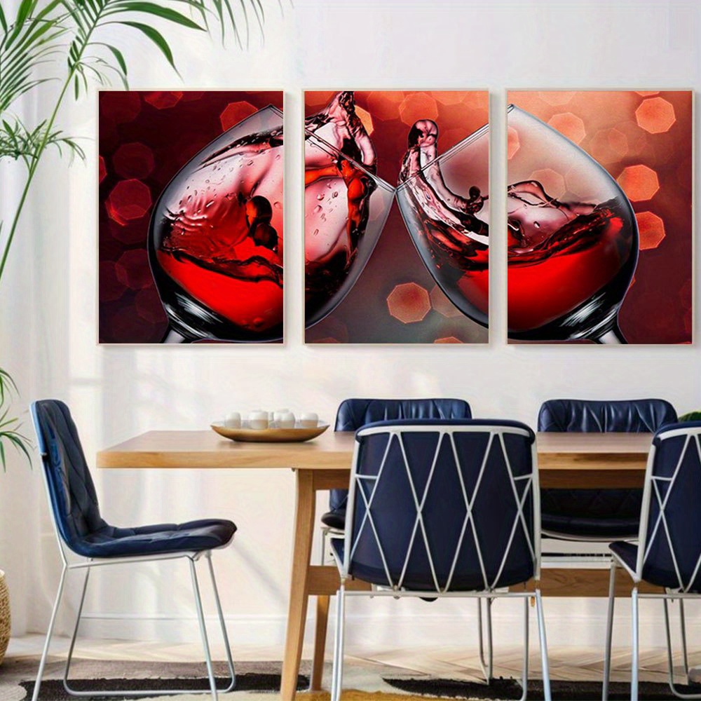 Set of 3 Unframed Canvas Print - Photography Close Up 评论和价格
