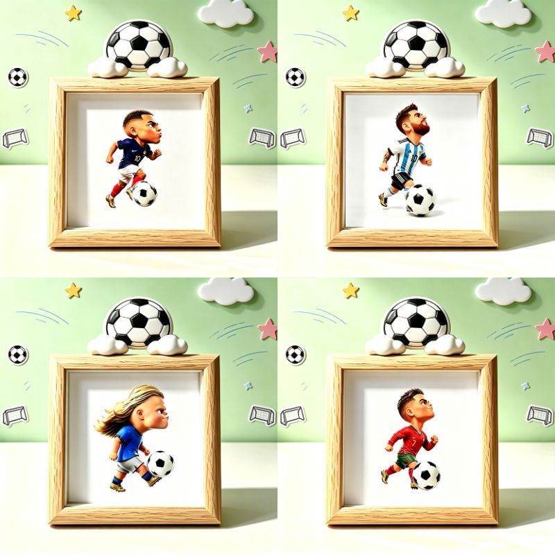 World Cup Haaland Messi Ronald - Photography History 评论和价格