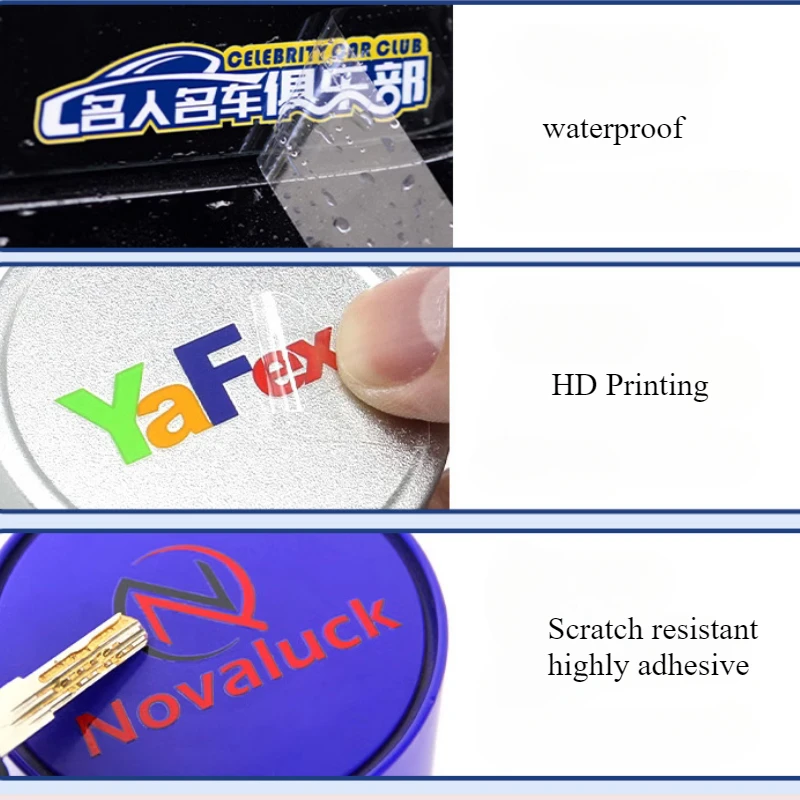 100PCS 3D Name Sticker Any Siz - Photography Logo 评论和价格
