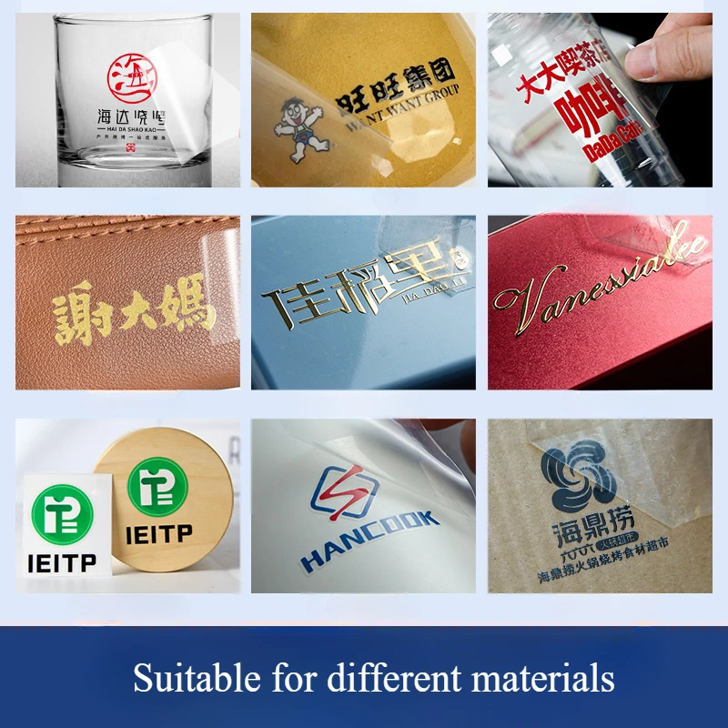 100PCS 3D Name Sticker Any Siz - Photography Logo 评论和价格