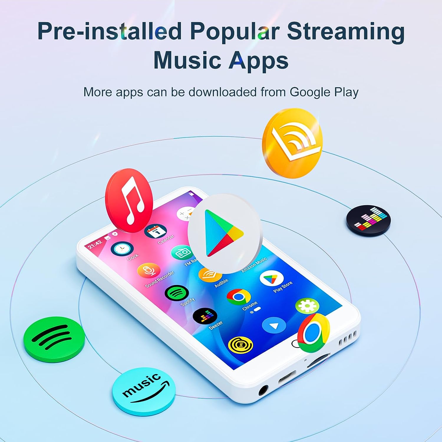 MECHEN 16GB Android 9.0  MP3 P - Photography History 评论和价格