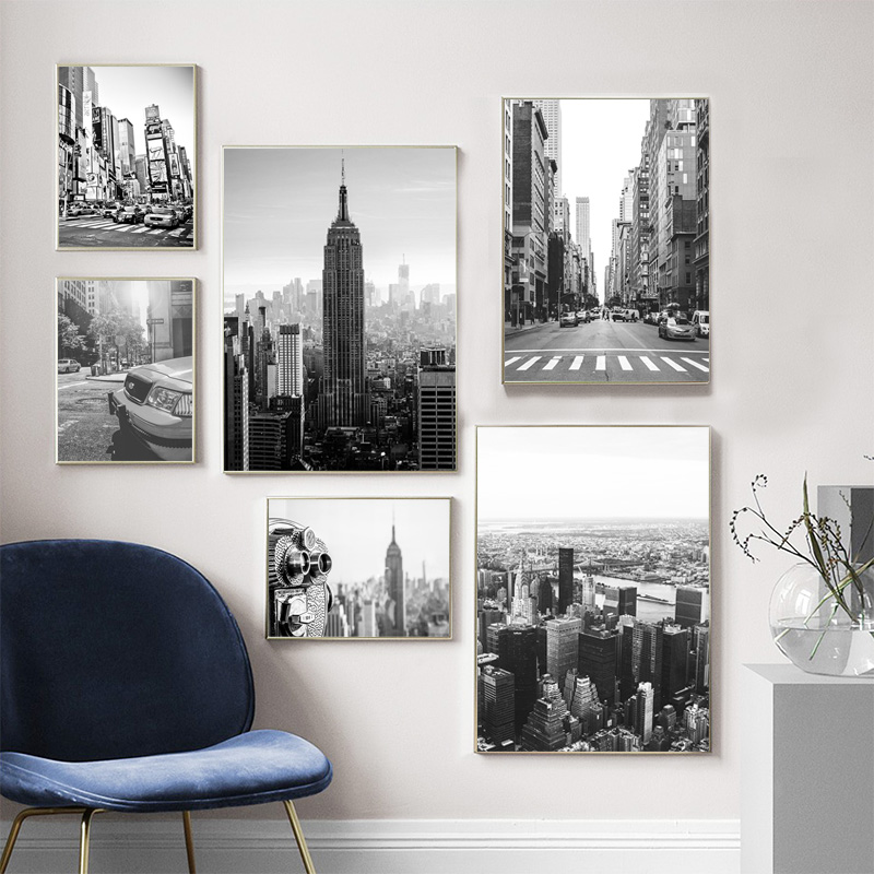 1pc frameless Canvas painting  - Photography New York 评论和价格