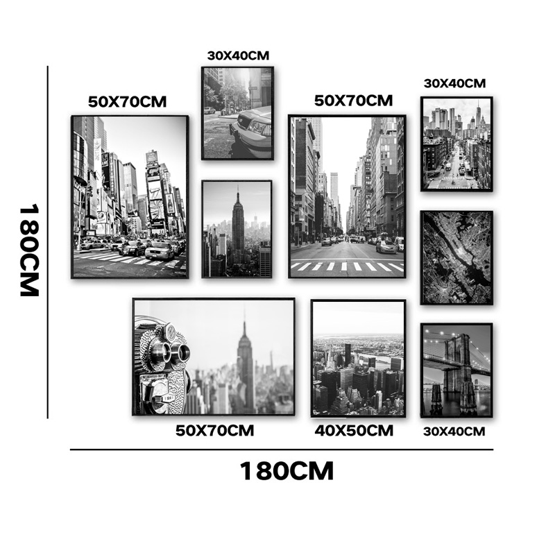 1pc frameless Canvas painting  - Photography New York 评论和价格
