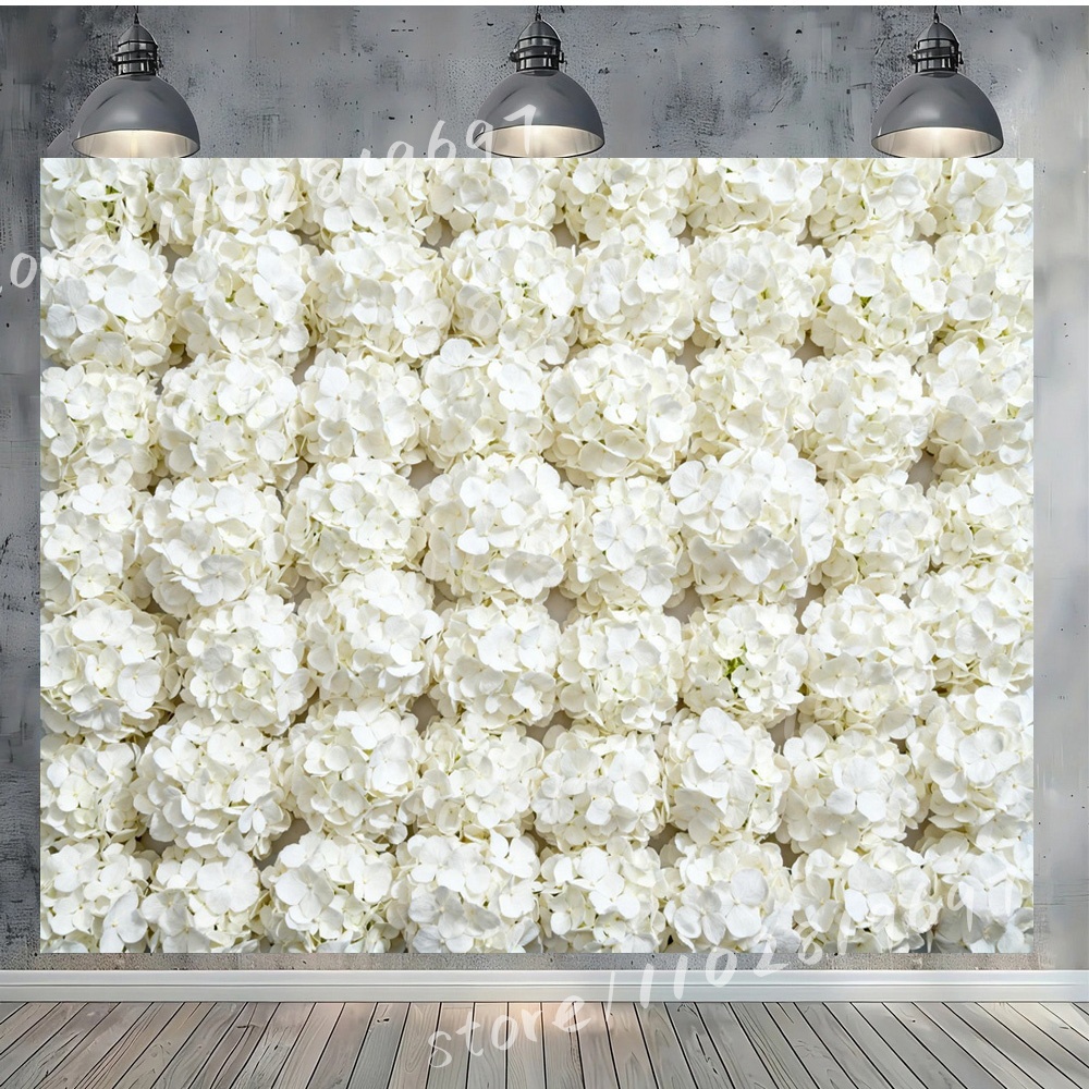Pure White Peony Arrangement V - Photography Backdrop Muslin 评论和价格
