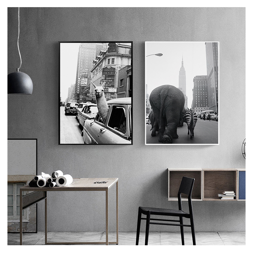 Canvas Poster Painting Zoo Ani - Photography New York 评论和价格