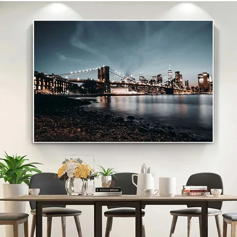 New York City Night Skyline La - Photography New York 评论和价格