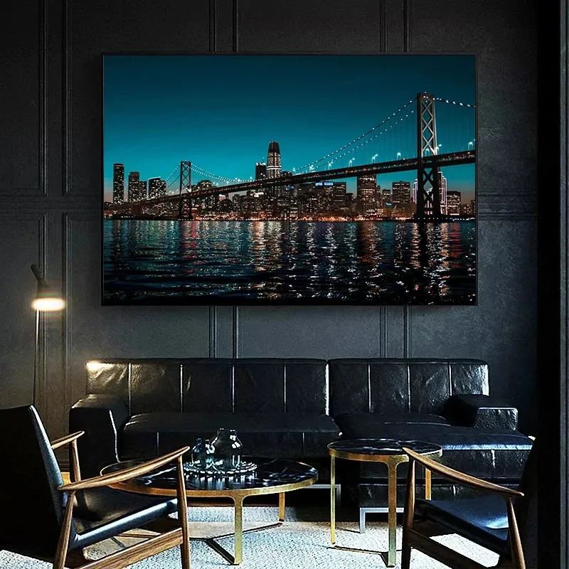 New York City Night Skyline La - Photography New York 评论和价格