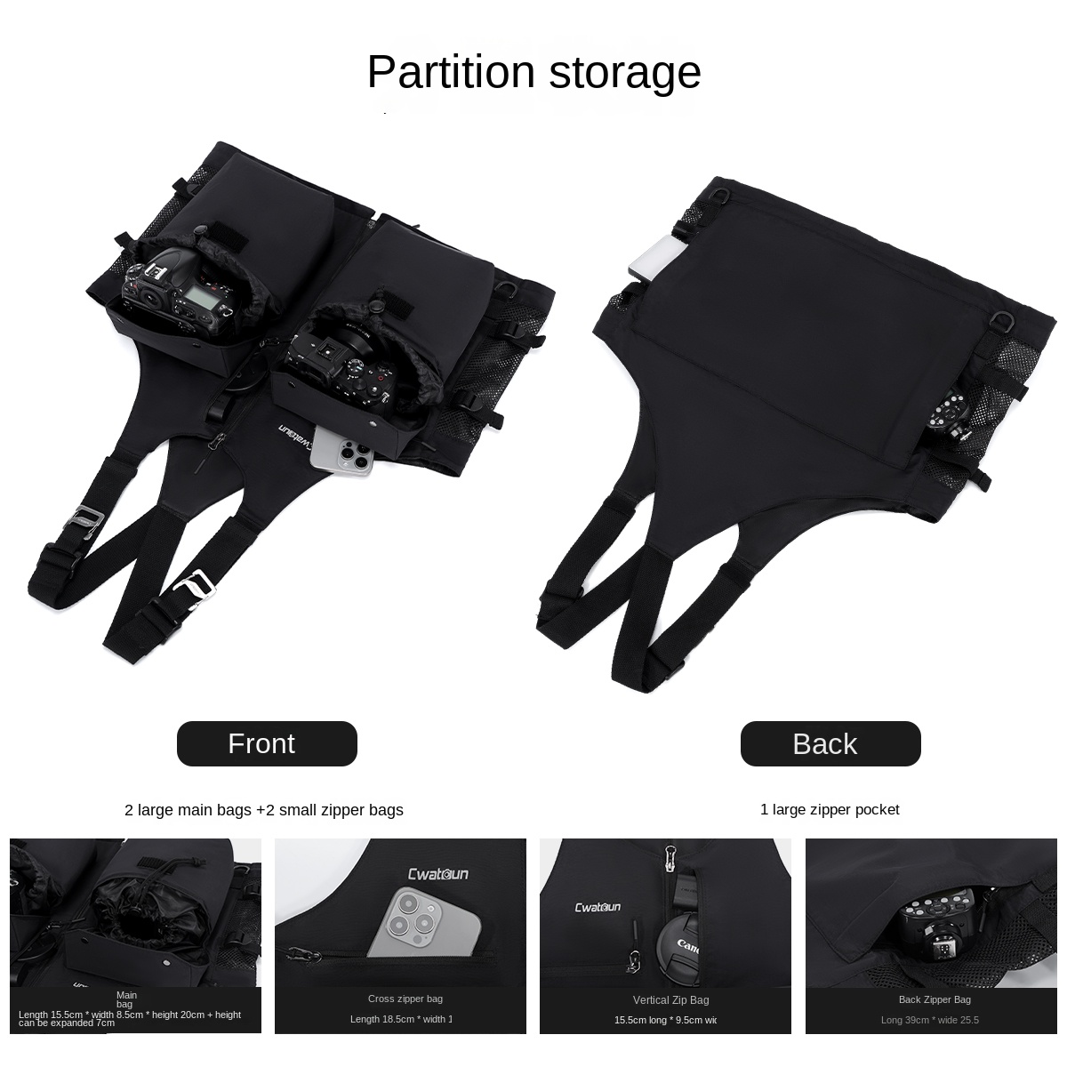 Cwatcun photography vest vest  - Photography Camera 评论和价格