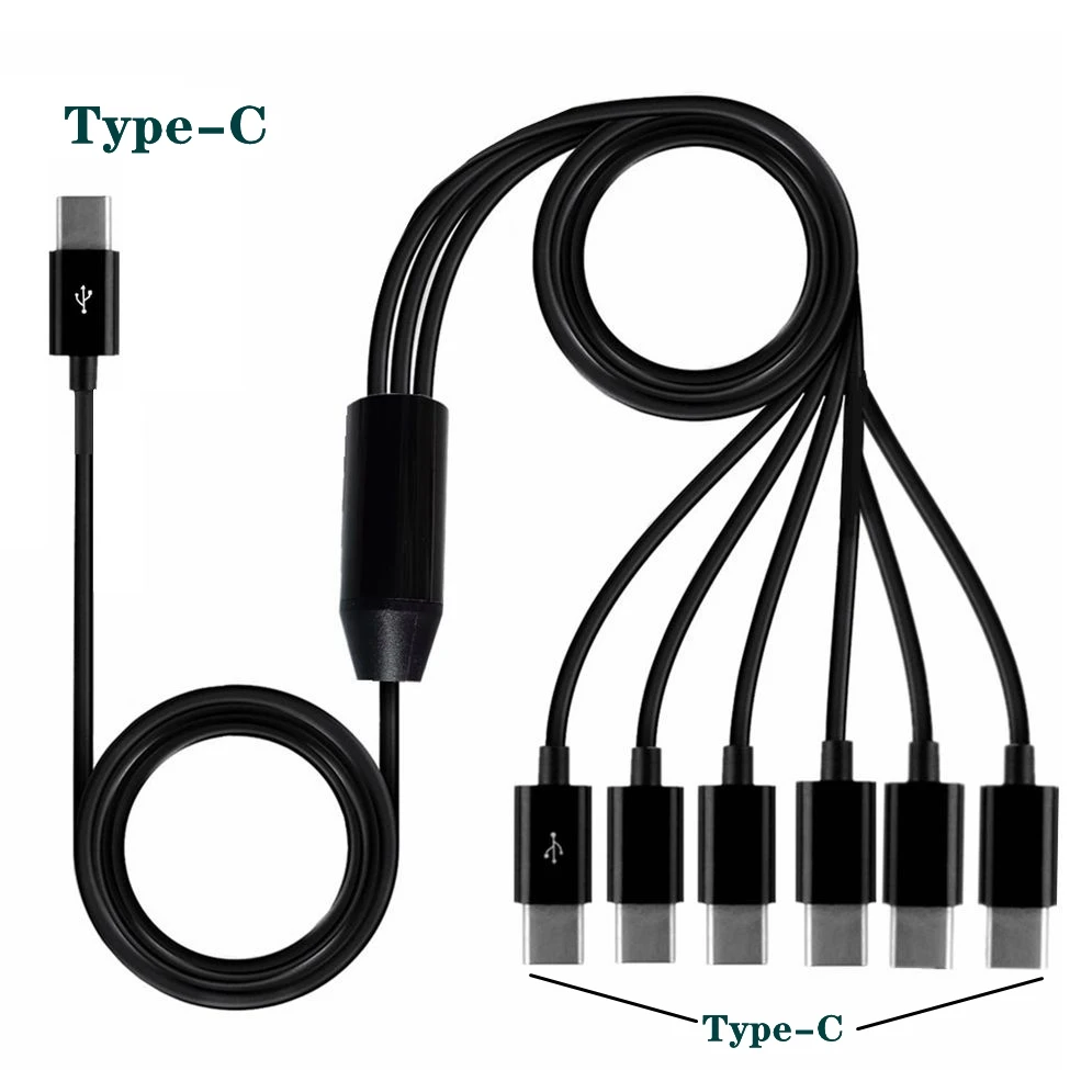 Type-C Male to 3 4 6 Port Type - Photography Date 评论和价格