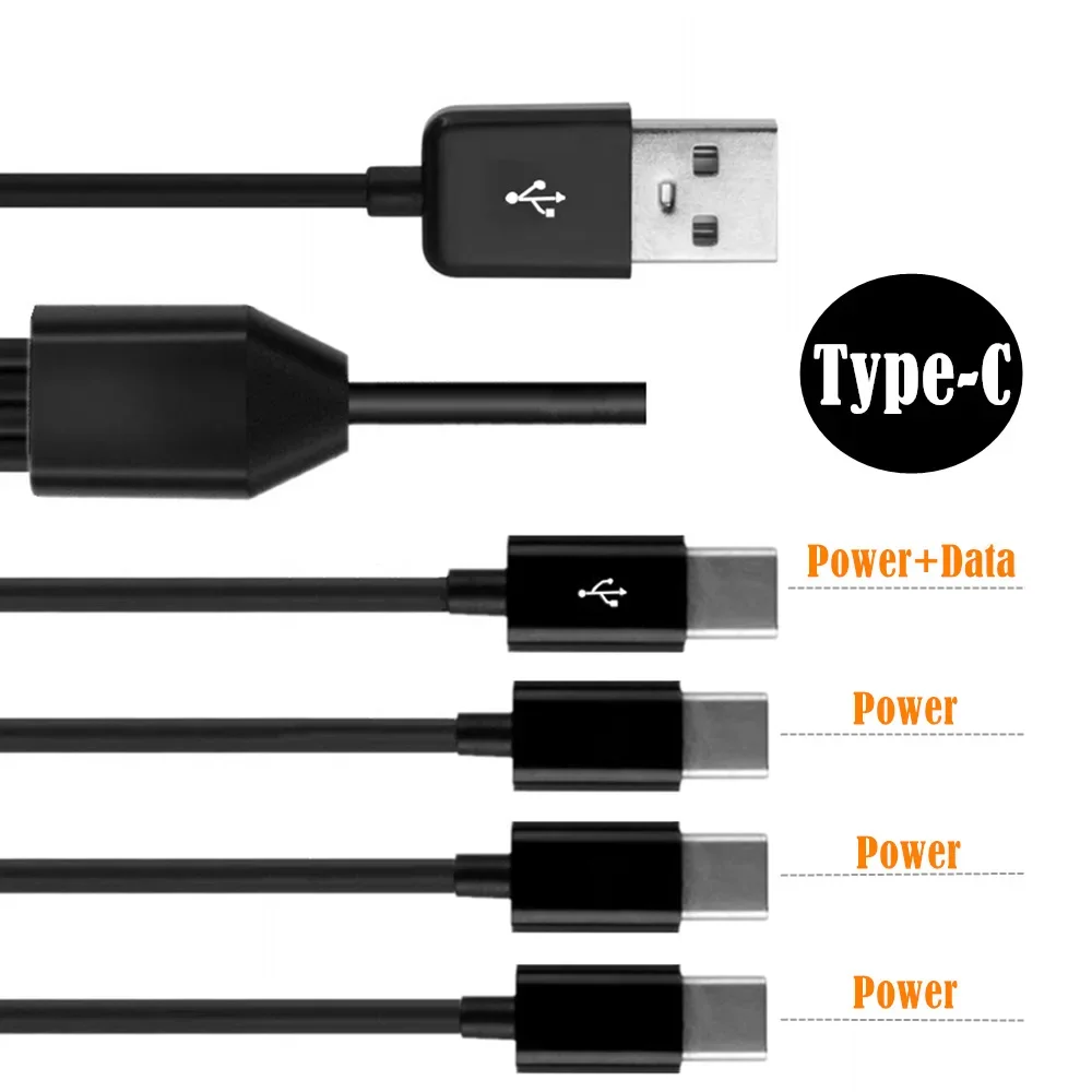 Type-C Male to 3 4 6 Port Type - Photography Date 评论和价格