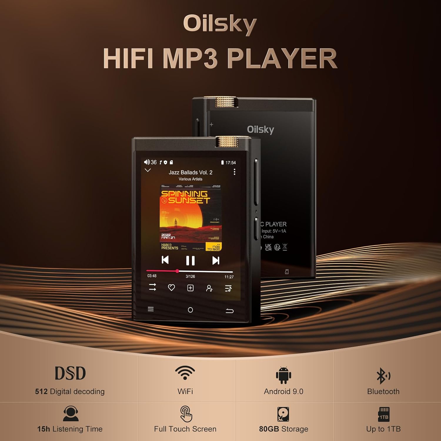 Hi-Fi MP3 Player with Bluetoot - Photography History 评论和价格