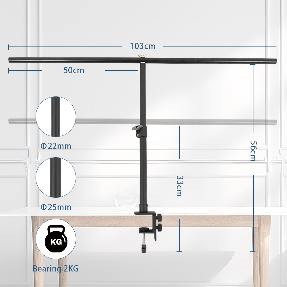 Adjustable Small Desk T-shaped - Photography Backdrop Muslin 评论和价格