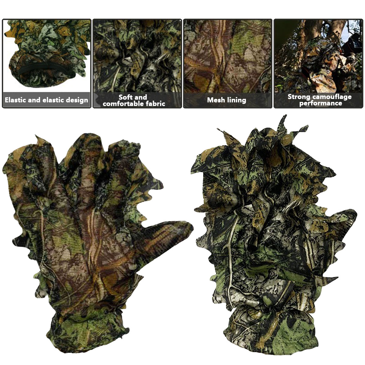 3D Camouflage Leaf Hunting Glo - Photography Training 评论和价格
